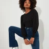 Polka Dot Jersey Top