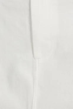 Poplin Belted Flare Maxi Skirt