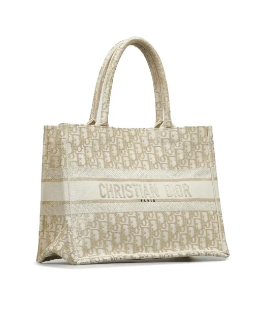 Preloved Canvas Open Top Tote Bag