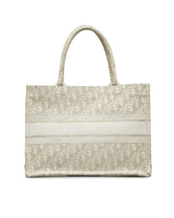 Preloved Canvas Open Top Tote Bag