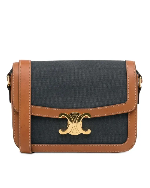 Preloved Canvas Triomphe Crossbody Bag