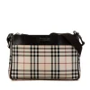 Preloved Crossbody Bag Beige Plaid
