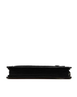 Preloved Eye Clutch - Black Leather Authentic Eye Clutch -