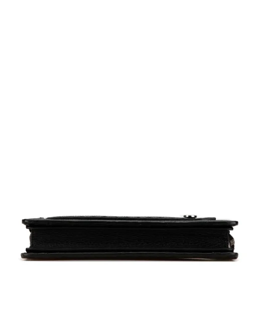 Preloved Eye Clutch - Black Leather Authentic Eye Clutch -