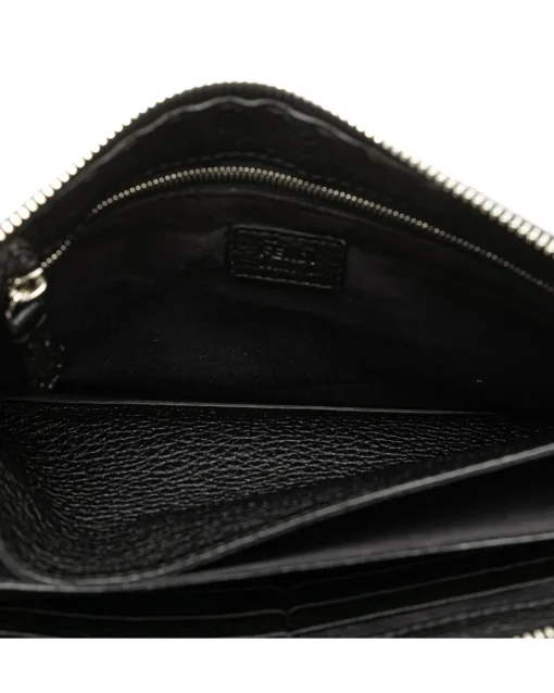 Preloved Eye Clutch - Black Leather Authentic Eye Clutch -