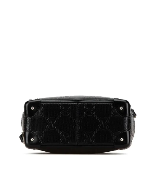 Preloved GG Marmont Black Leather Crossbody Bag  GG Marmont