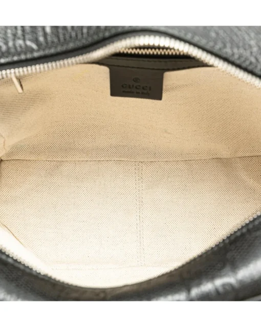 Preloved GG Marmont Black Leather Crossbody Bag  GG Marmont