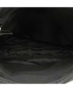 Preloved GG Supreme Canvas Black Leather Crossbody Bag