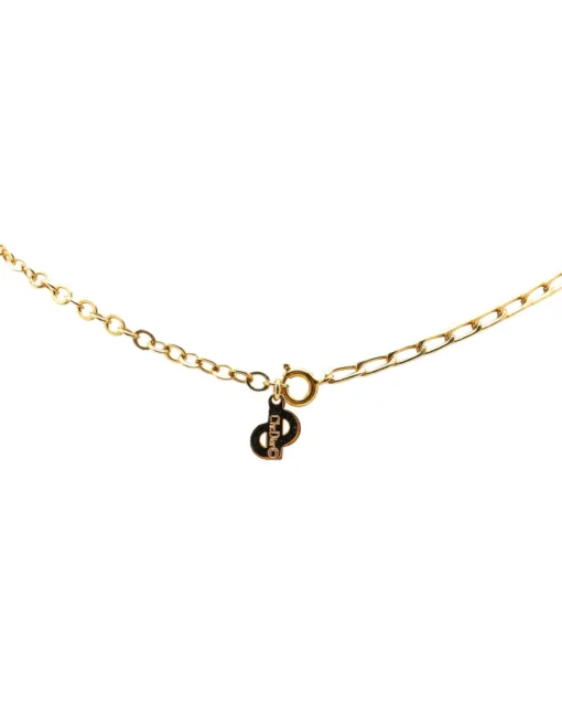 Preloved Gold Plated Pendant Necklace with CD Logo