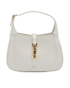 Preloved Jackie 1961 Small Shoulder Bag in White Leather