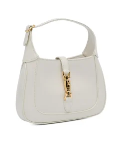 Preloved Jackie 1961 Small Shoulder Bag in White Leather