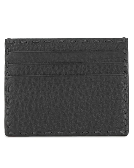 Preloved Leather Card Holder with Multiple Card Slots