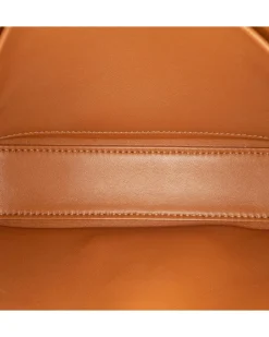 Preloved Leather Triomphe Claude Shoulder Bag with Adjustable Strap