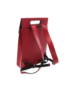 Preloved Luxury Leather Backpack with Structured Handle and Adjustable