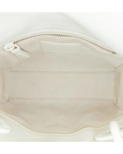 Preloved Mini Ultra Matte Calfskin Cannage Bag with Detachable Strap