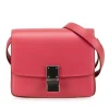 Preloved Small Calfskin Classic Box Crossbody Bag with Interior Slip