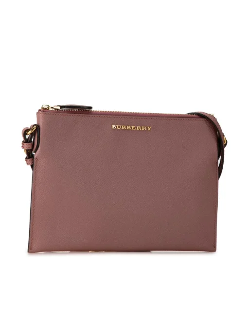 Preloved Small Lola Leather Crossbody Bag in Pink