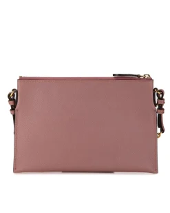 Preloved Small Lola Leather Crossbody Bag in Pink
