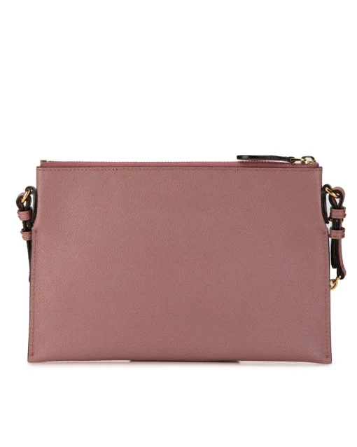 Preloved Small Lola Leather Crossbody Bag in Pink
