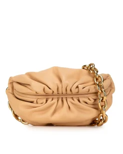 Preloved The Pouch Shoulder Bag Beige Lambskin Leather