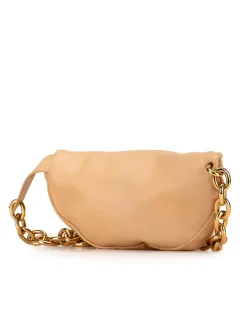 Preloved The Pouch Shoulder Bag Beige Lambskin Leather