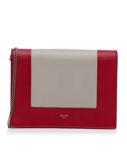 Preloved Trio Crossbody Bag in RedGrey