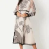 Premium Applique And Embroidered Midi Dress