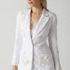 Premium Embellished Jacquard Blazer