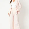 Premium Linen Mix Wide Leg Trouser