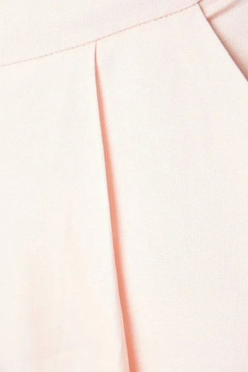 Premium Linen Mix Wide Leg Trouser