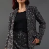 Premium Sequin Boucle Blazer