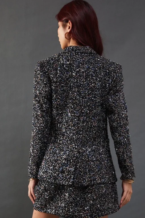 Premium Sequin Boucle Blazer
