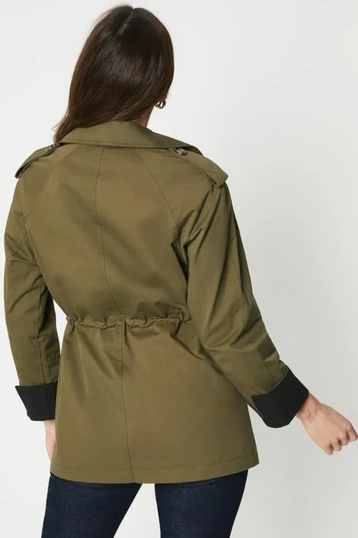 Premium Short Trench Coat