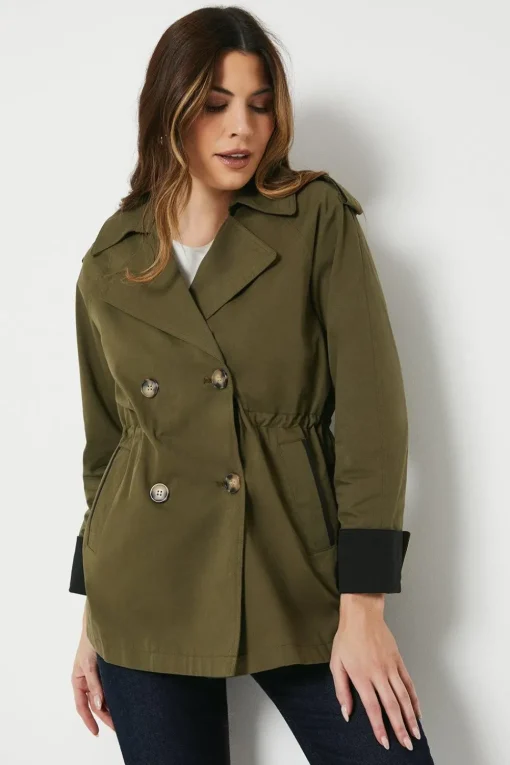 Premium Short Trench Coat