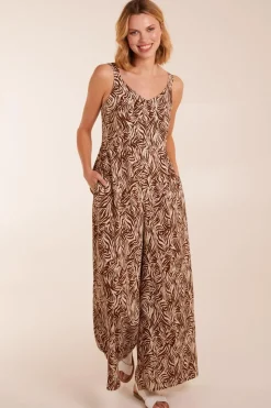 Printed Side Pocket Jumpsuit