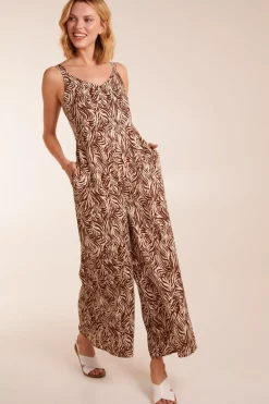 Printed Side Pocket Jumpsuit