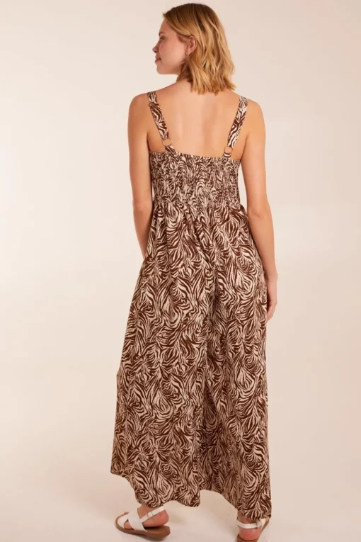 Printed Side Pocket Jumpsuit