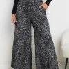 Printed Wide Leg Lounge Trousers