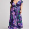 Printed Wrap Dress