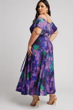 Printed Wrap Dress