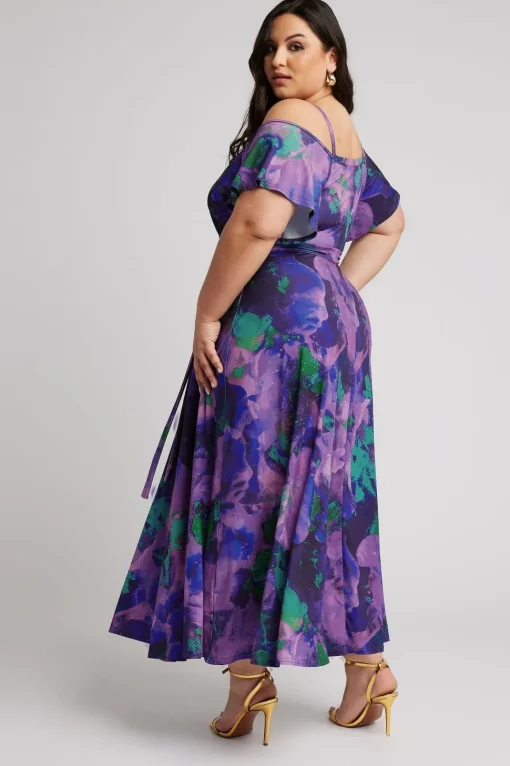 Printed Wrap Dress