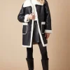Pu Bonded Shearling Coat
