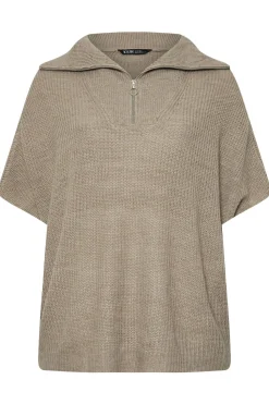 Quarter Zip Short Sleeve Jumper