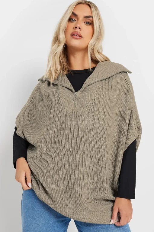 Quarter Zip Short Sleeve Jumper