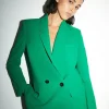 Relaxed Double Breasted Blazer
