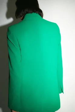 Relaxed Double Breasted Blazer