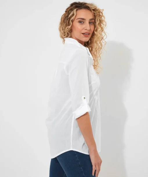 Relaxed Tab Sleeve Shirt