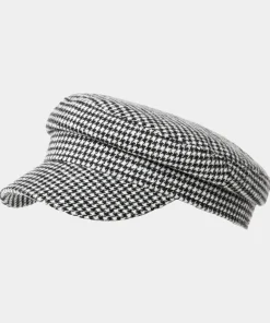 Retro Dogtooth Check Cap
