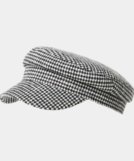 Retro Dogtooth Check Cap