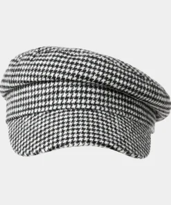 Retro Dogtooth Check Cap